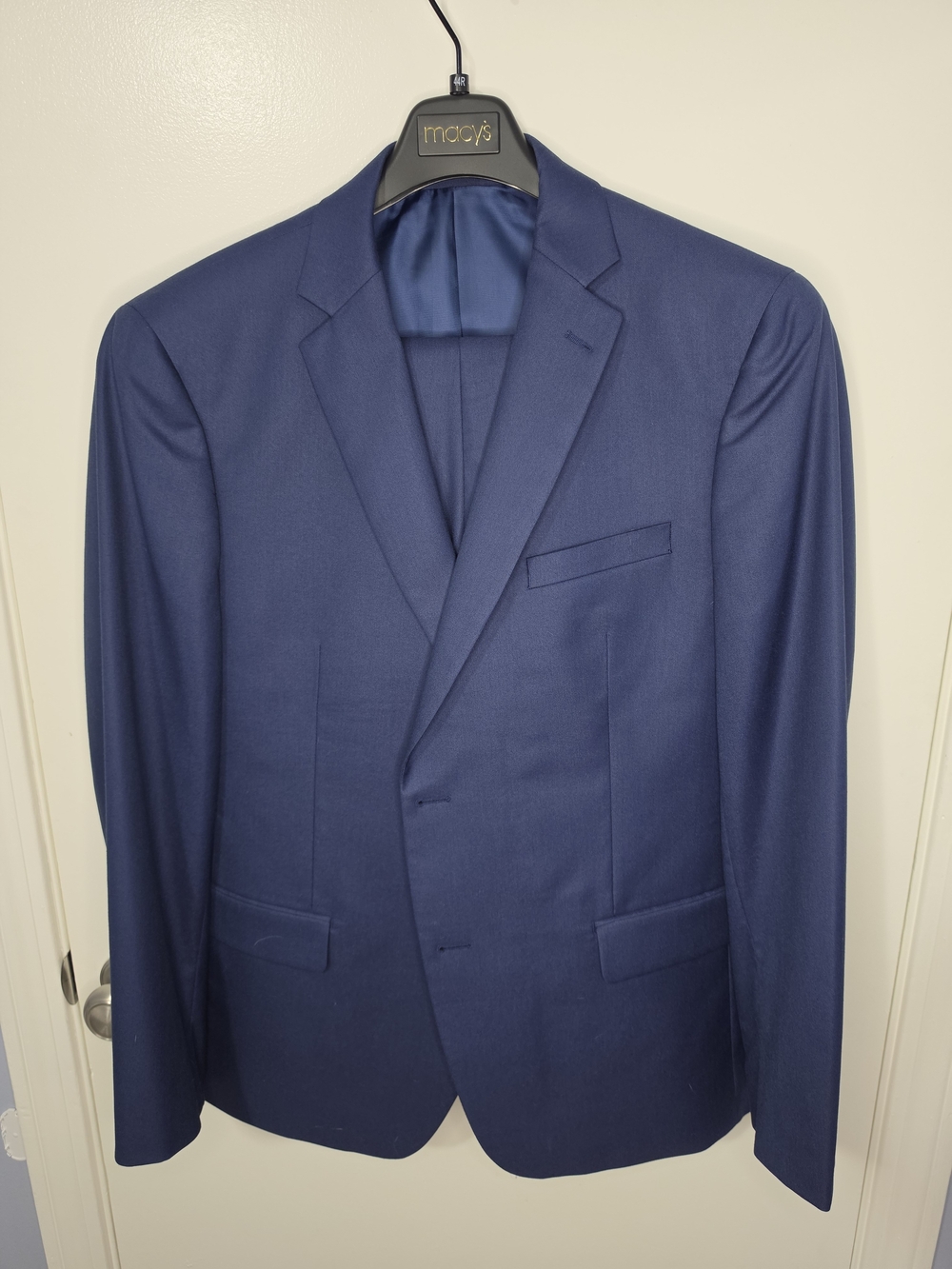 Macy's Men's Dark Navy Single Suit Jacket & Pants